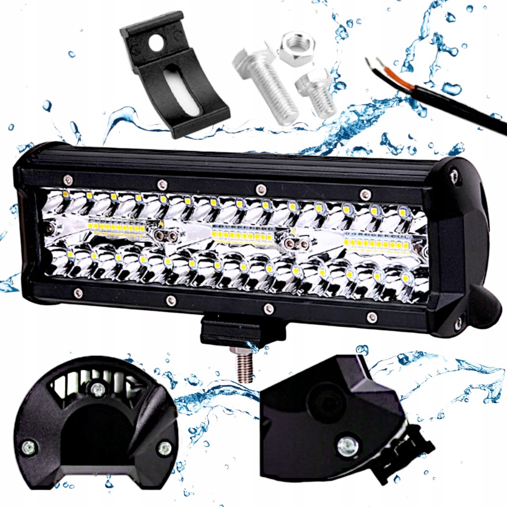 фото №1, Лампа робоча 10v12v 24v протитуманна фара прожектор led 180w