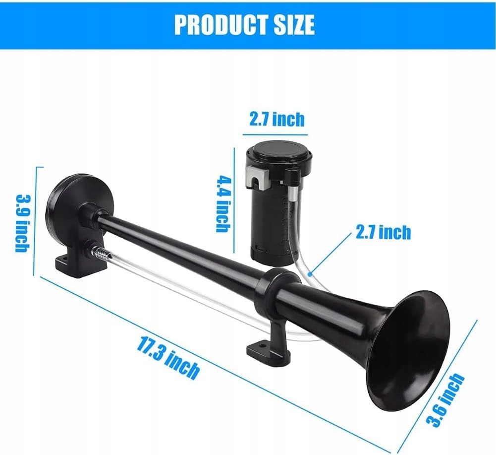 фото №8, 150 db 24 v клаксон poci?gu клаксон повітряний do ci??arówki,