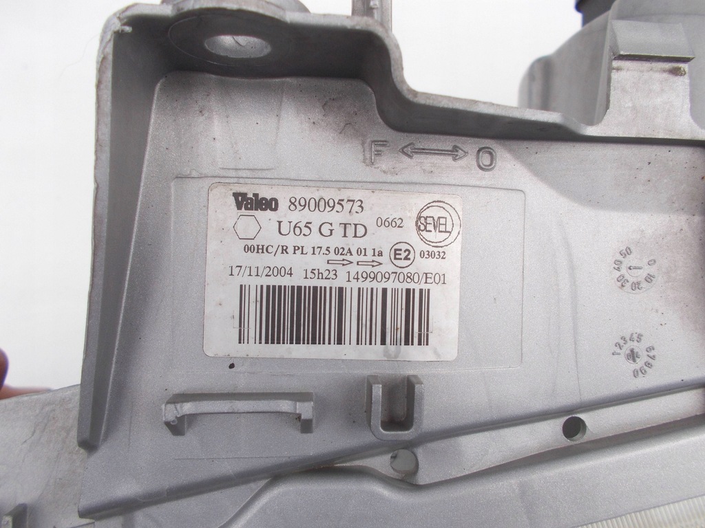 фото №8, Citroen jumpy expert scudo 2004 -2006 перед сторона левая лампа передняя