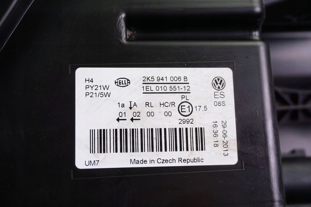 фото №9, Лампа передняя правая vw caddy 2k5941006b