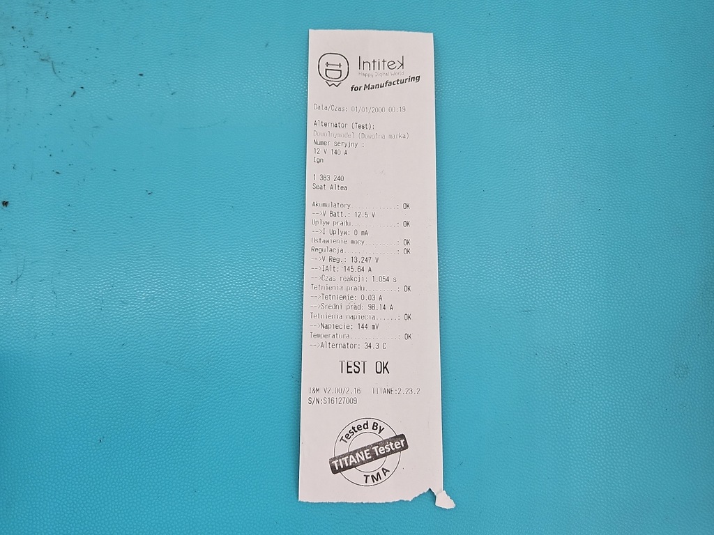 фото №7, Test генератор seat altea 06f903023c 1.9 tdi bxe