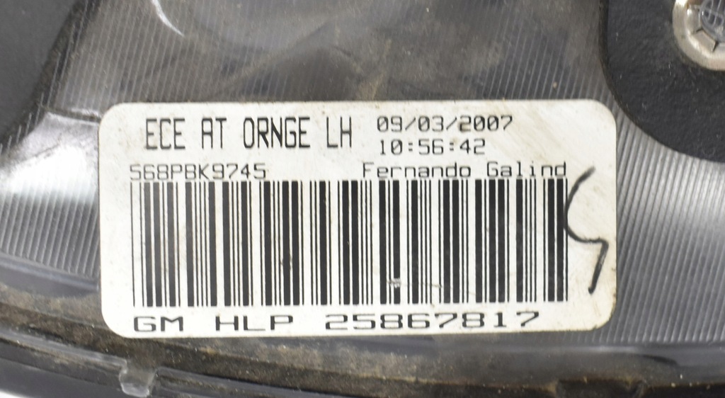 фото №13, Corvette c6 лампа левая перед передняя org eu