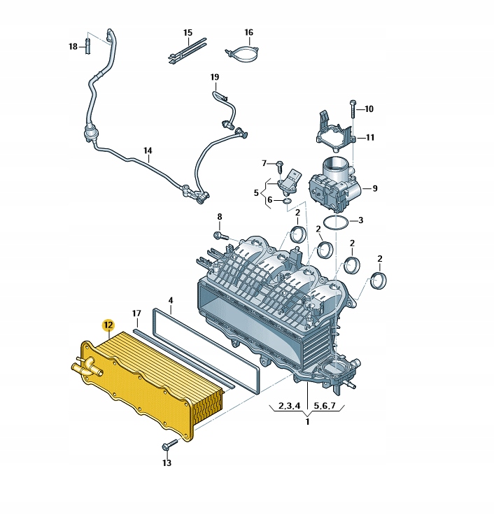 фото №1, Радіатор powietzra наддуву