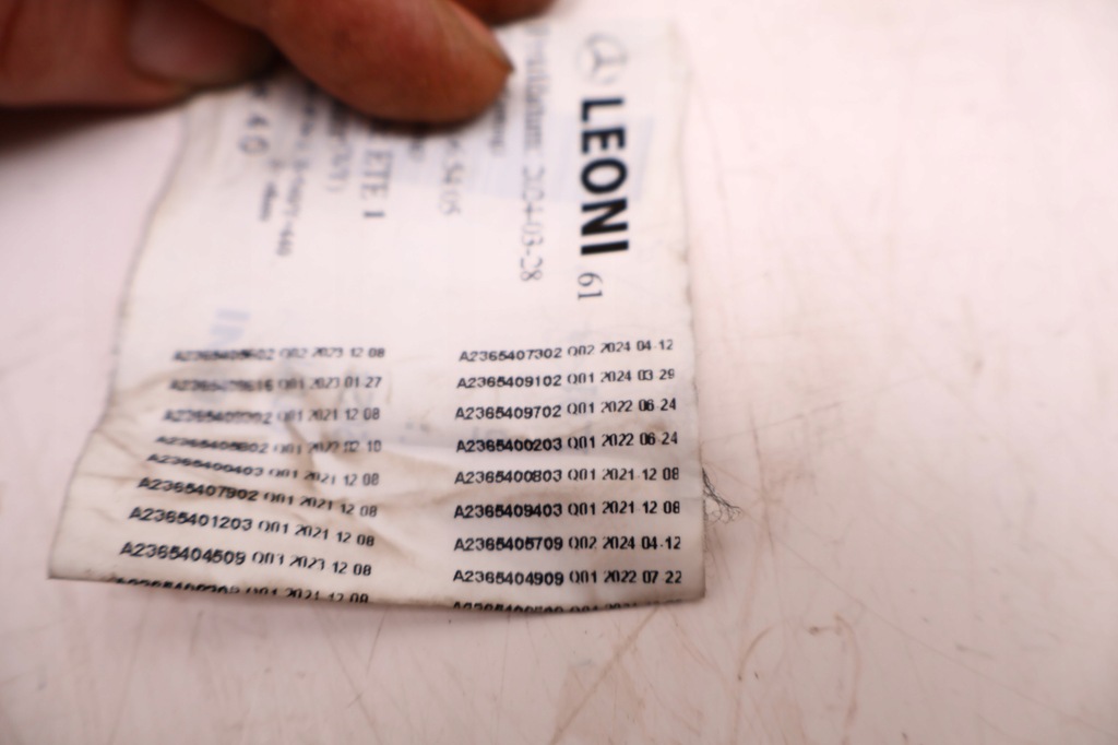 фото №6, Mercedes-benz cle a236 джгут електропроводка панелі приладової панелі a2065409702