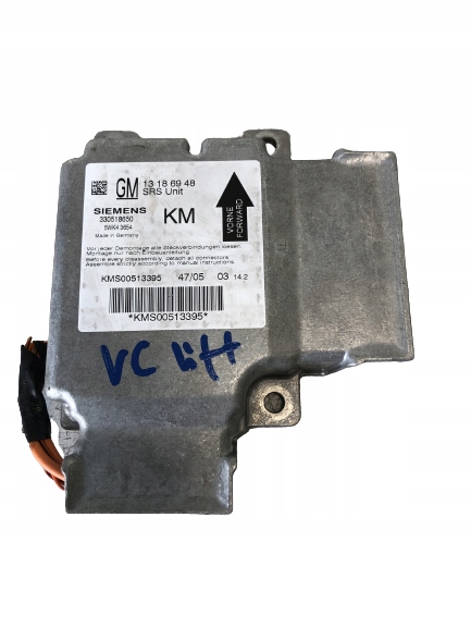 фото №1, Модуль датчик подушка безопасности opel vectra c lift 13186948