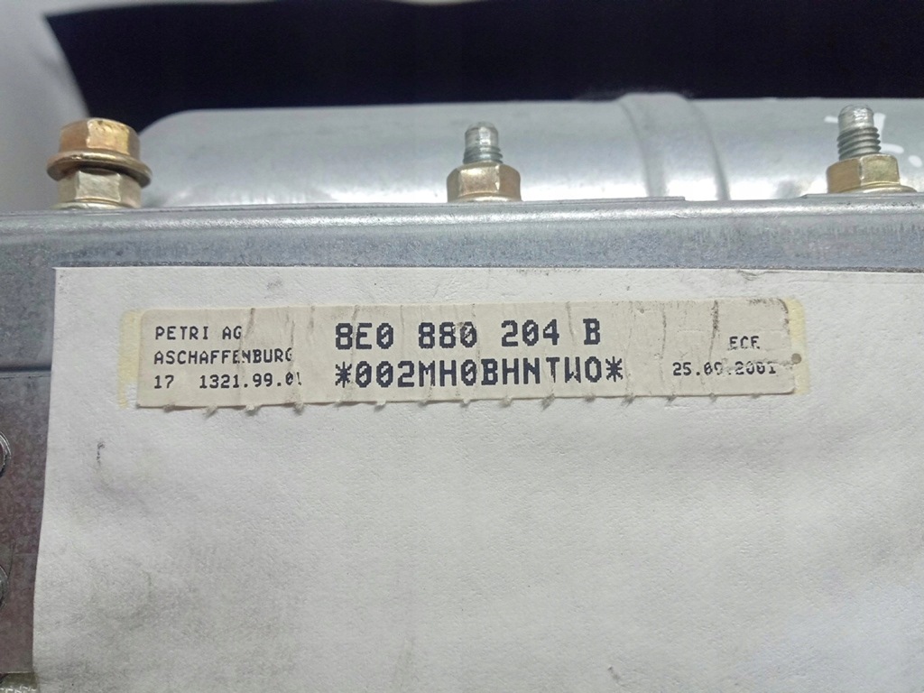 фото №9, Подушка пассажира подушка безопасности audi a4 b6 8e0880204b