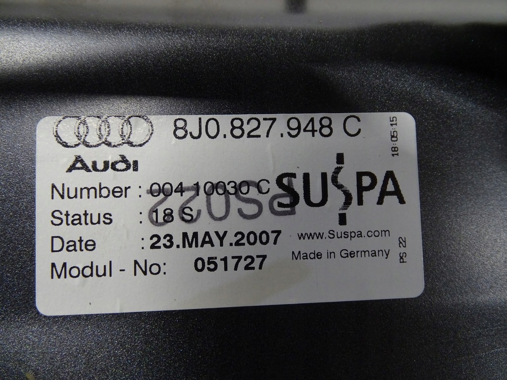 фото №9, Спойлер спойлер крышки багажника audi tt 8j 8j0827948c