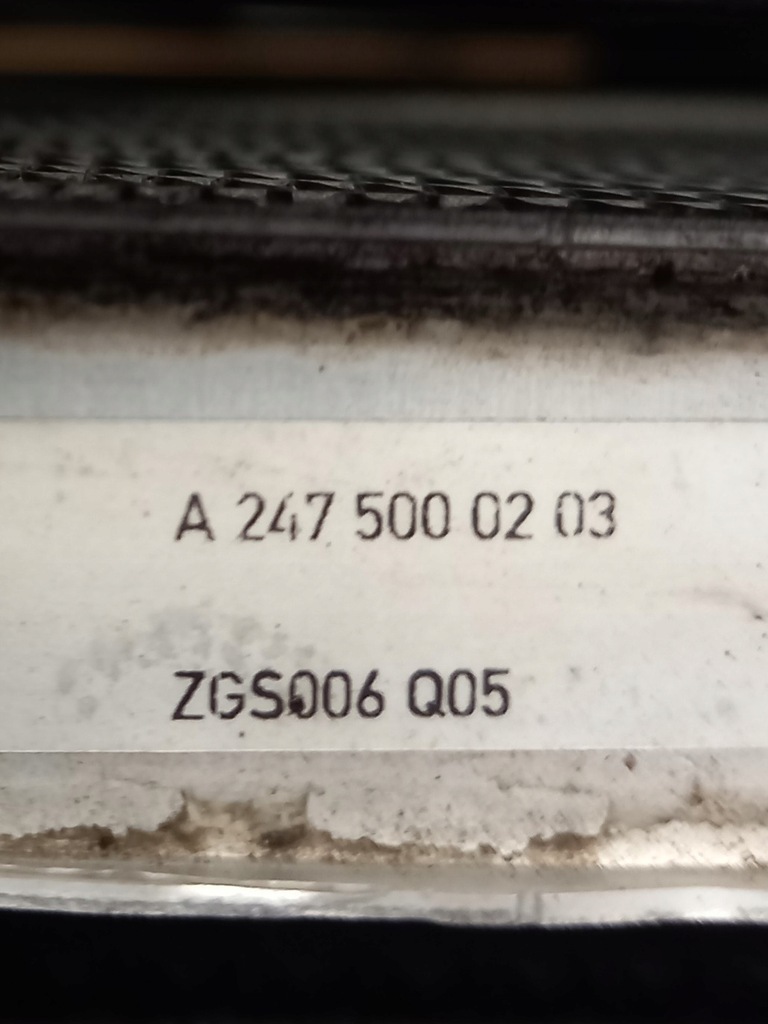 фото №16, Pas передній балка комплект радіатор mercedes gla h247 200d 220d 2476207200