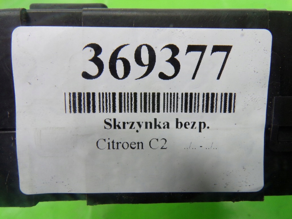 фото №5, Citroen c2 1.4 hdi 68km коробка предохранителей модуль bsi 9664156780