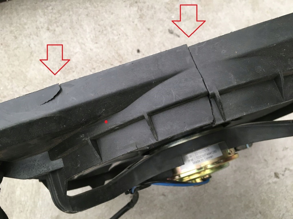 фото №9, Subaru xv 13- вентилятор радиатора