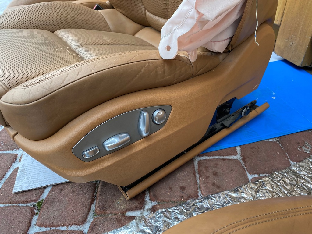 фото №10, Cayenne 7p5 4.8 сиденье водителя пассажира заднее сиденье задняя сиденья комплект espreso