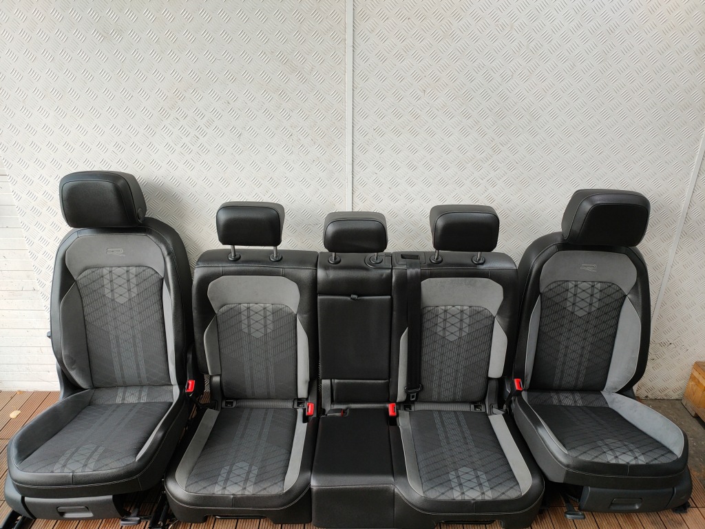 Купити Vw tiguan 2 5na рестайлінг  20-24 сидіння заднє сидіння обшивки оббивка комплект  r-line європа