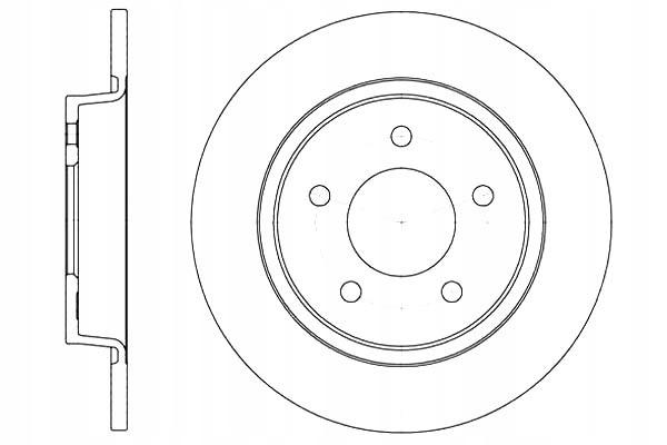 фото №1, Remsa тормозные диски тормозные 2szt mazda 3 2.0 bk
