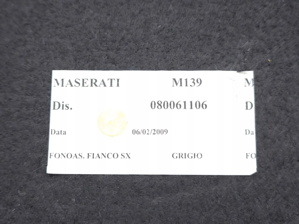Maserati quattroporte 2008 карка багажника 080061106 Доставка