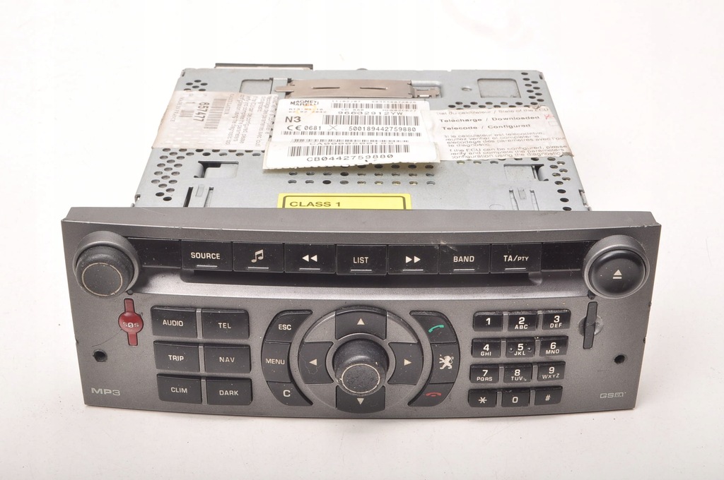 фото №1, Peugeot 407 радио навигация 96632912yw