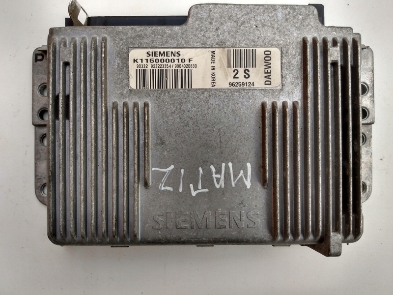 фото №1, Блок керування двигуна 96259124 daewoo matiz