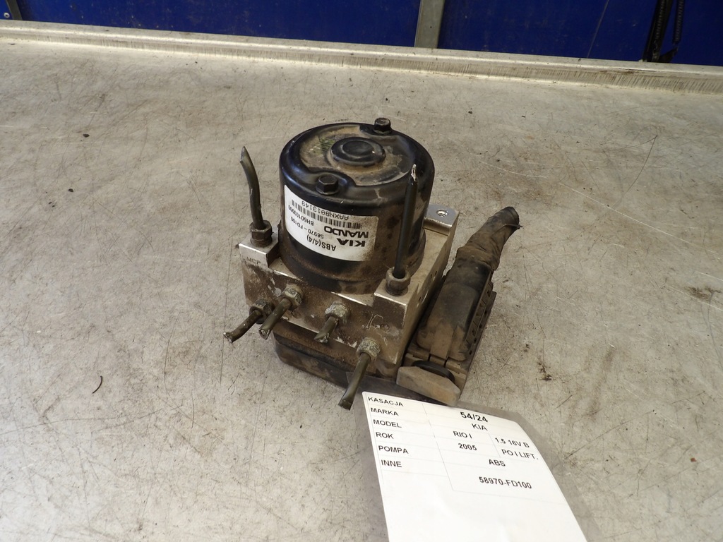 фото №1, Kia rio i насос abs 58970-fd100 hb60103900 95610-fd330