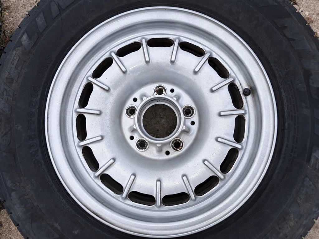 фото №6, 4x диски aluminiowe mercedes w126 w123 107 5x112 et 30 6,5x14 1084001002