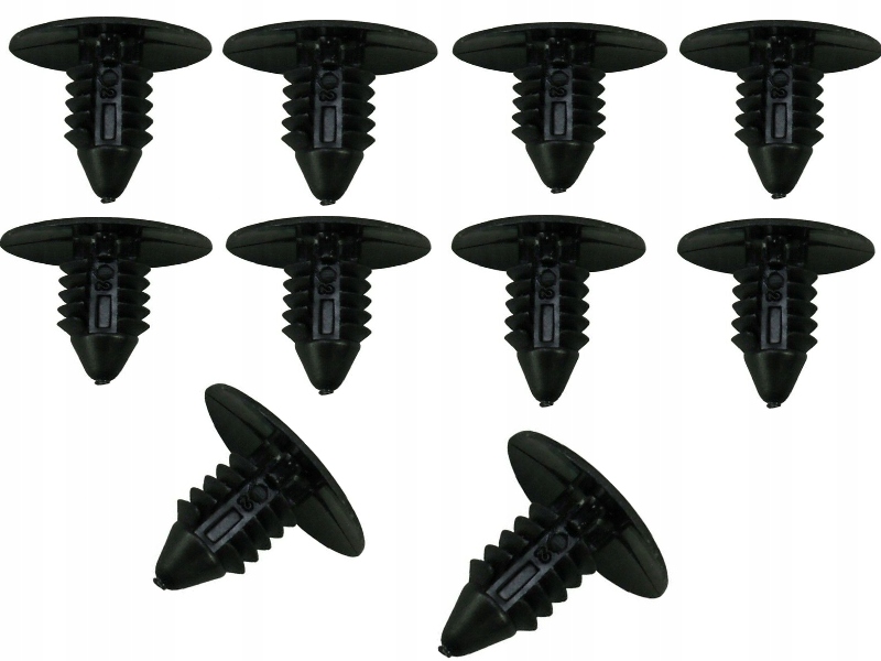 фото №1, 10x клипса шумоизоляция капот двигателя renault dacia