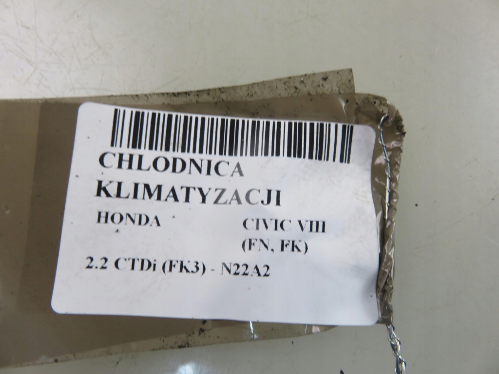 фото №9, Радиатор кондиционера honda civic viii fn, fk 2.2 ctdi 140 - n22a2