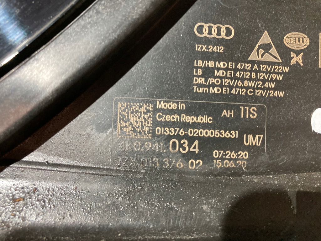 фото №7, Audi оригинальный номер 4k0941034 лампа full led