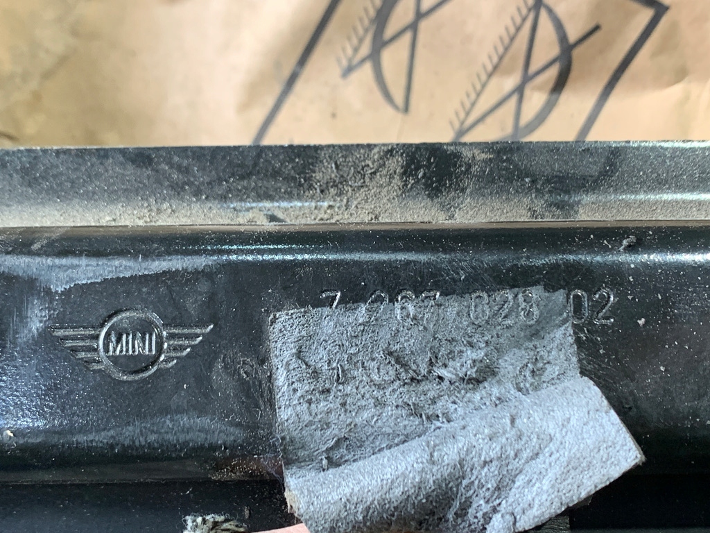 фото №3, Кронштейн балка бампера задняя mini 7267028 r56 r57