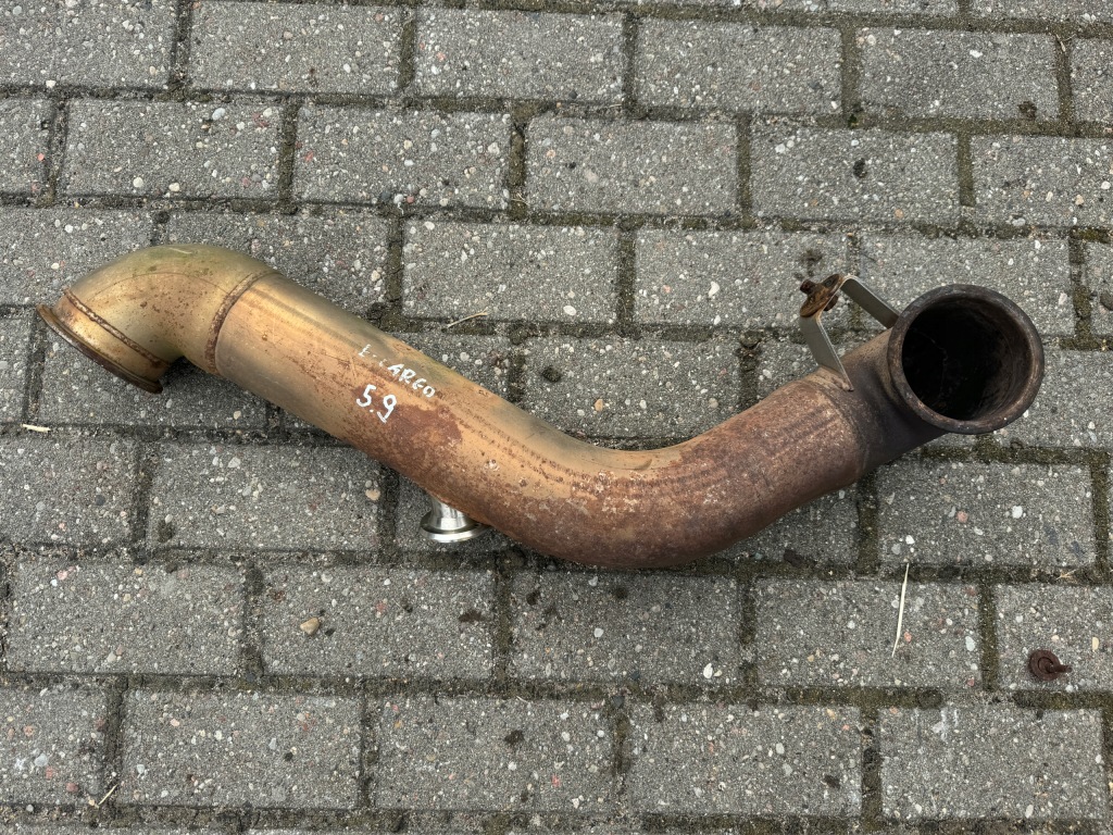 фото №1, Труба выхлопная глушителя катализатора 5.9 iveco eurocargo