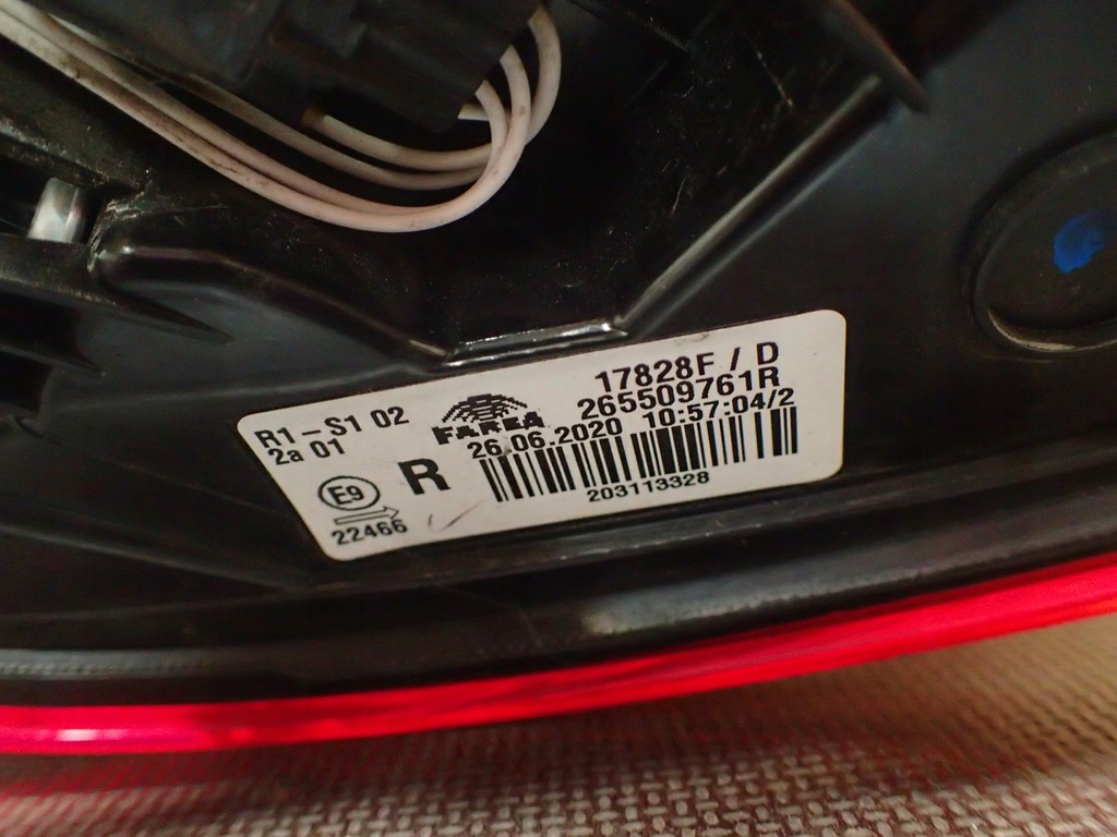 фото №6, Лампа задня права renault clio 5 v led 265504450r