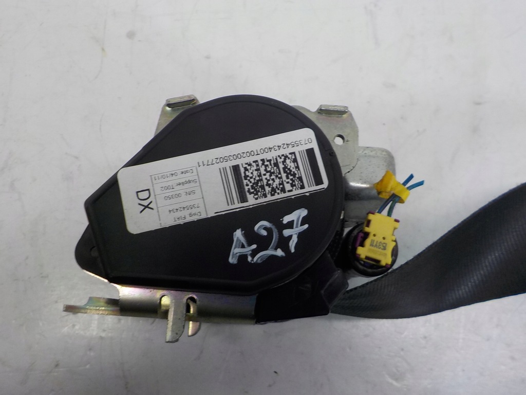 фото №12, Fiat doblo ii combo d pas безпеки натягувач правий перед