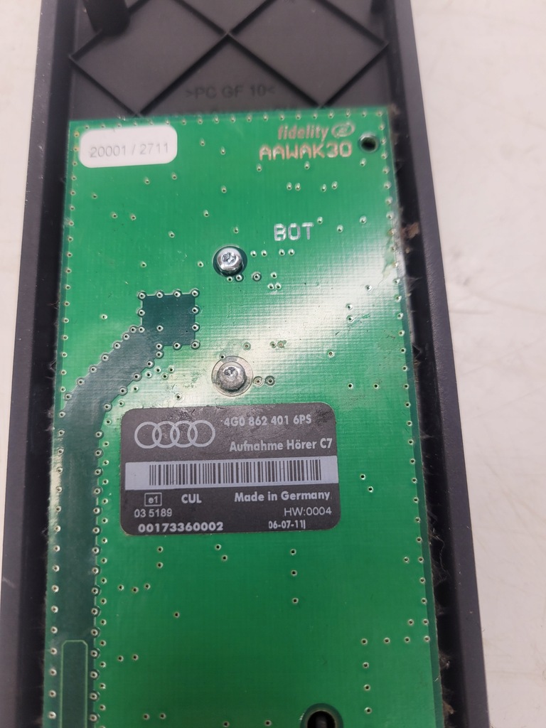 фото №5, Основание адаптер телефона audi a6 c7 a7 4g0862401