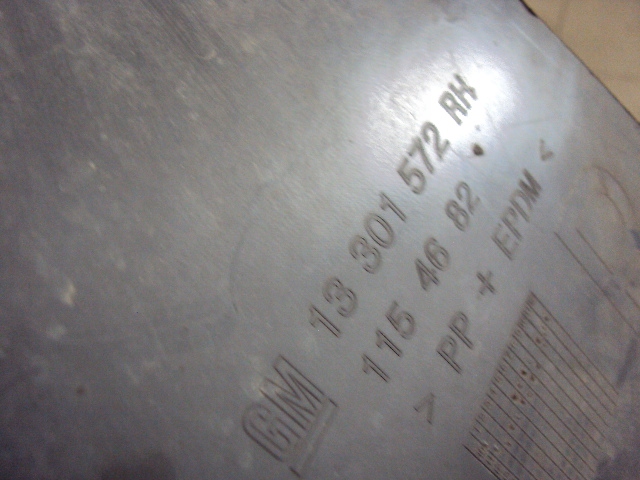 фото №4, Подкрылок правый перед opel zafira c 2013 r