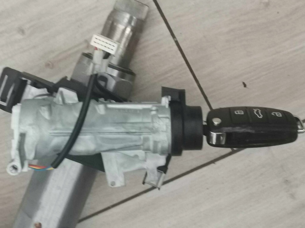 фото №5, Колонка кермова + замок запалювання + ключ audi a1 6r1419502g