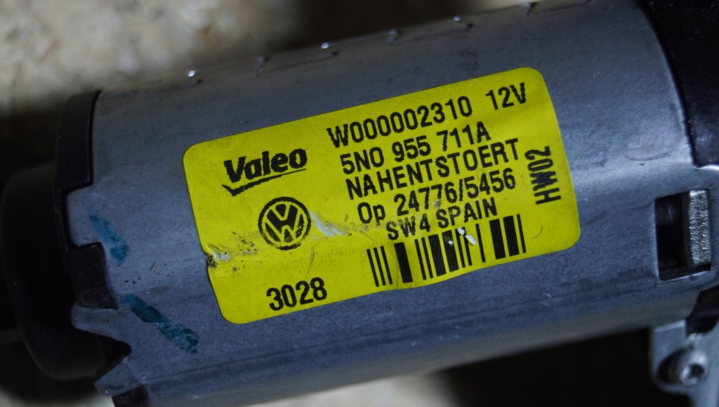 фото №10, Моторчик дворники задняя vw tiguan 5n 5n0955711a