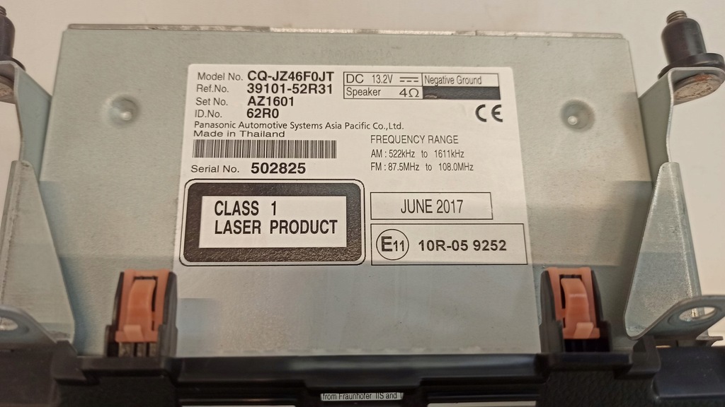 фото №11, Suzuki swift mk8 радіо bluetooth 39101-52r31