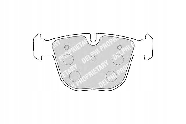 фото №1, Delphi lp1793 набор тормозных колодок тормозных, тормоза дисковые