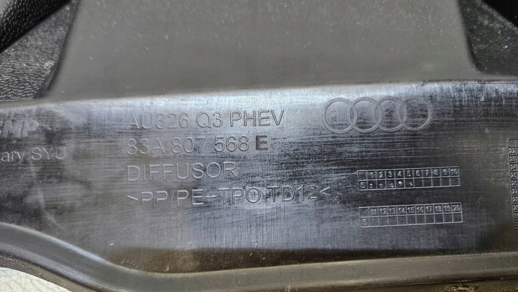 фото №9, Накладка бампера задня задня audi q3 83a807568e