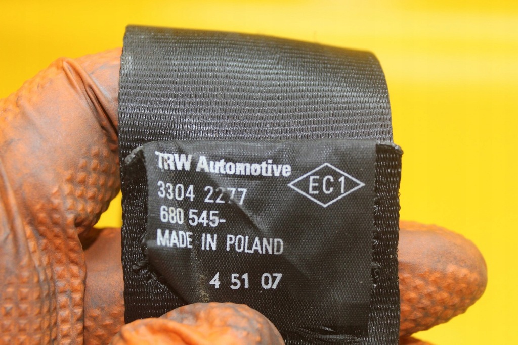 фото №6, Pas безпеки правий перед середній renault master ii fl opel movano i