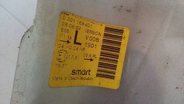 фото №6, Фара лівий лампа перед smart fortwo coupe