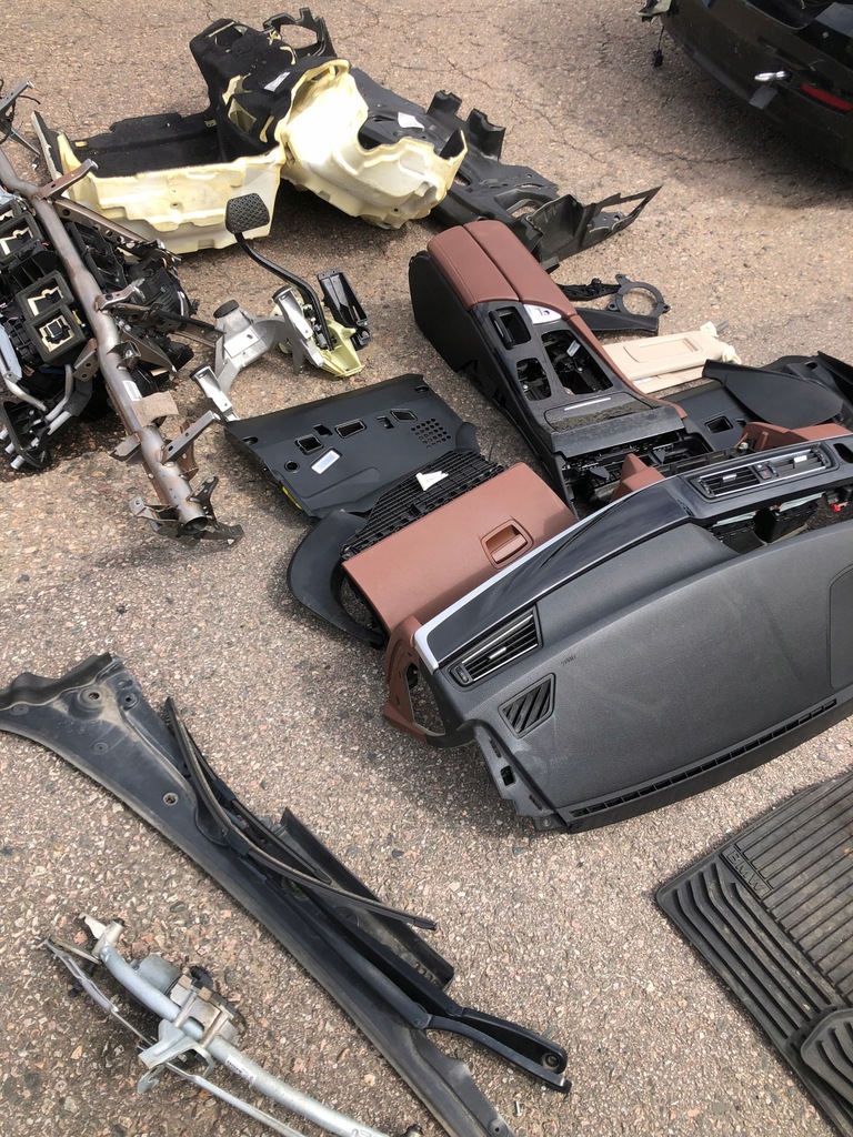 фото №4, Bmw f10 консоль приборная панель отопитель переходник коврик