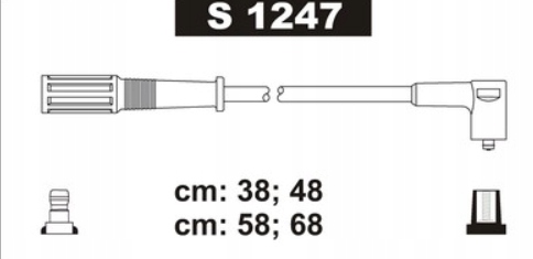 Купить Провода зажигания sentech s1247 fiat uno 1.1