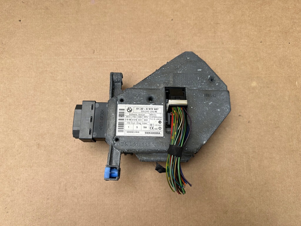 фото №1, Bmw 7 e65 модуль запалювання cas замок запалювання 6972687