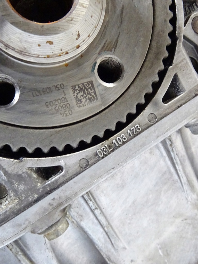 фото №16, Vw touran lift 1.6 tdi двигатель caya a6803 03l103469ab 03l108021al 03b105245m