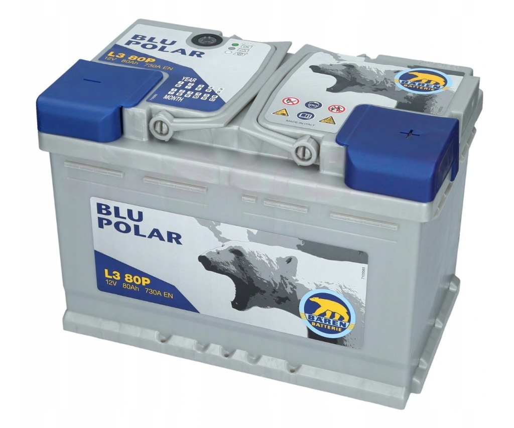 фото №1, Аккумулятор автомобильный 12v 80ah 730a do fiat