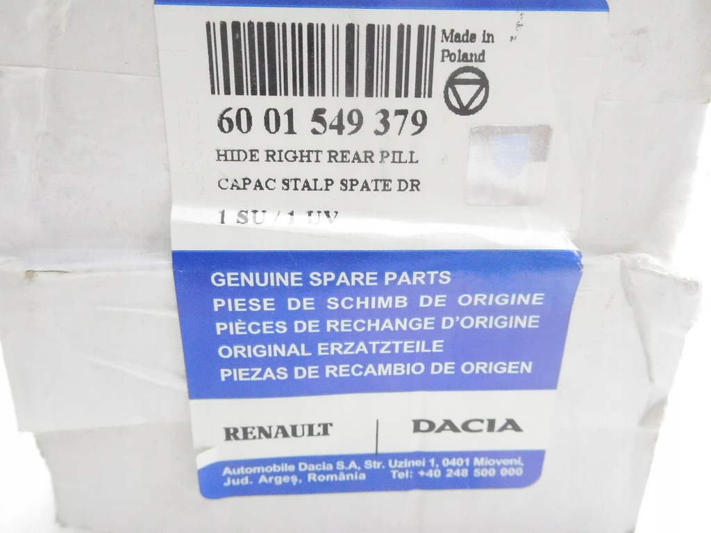 фото №8, Защита рейлинг крышный правый задняя dacia logan 6001549379