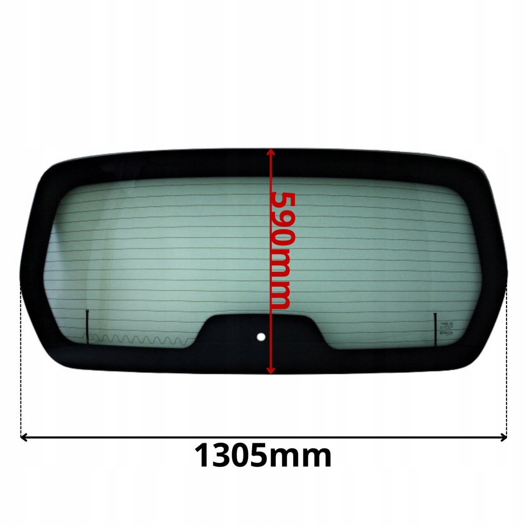 фото №1, Скло задня cała w кришка citroen berlingo ii b 08- 0387