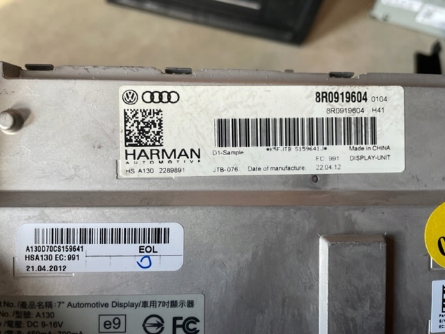 фото №8, Audi q5 8r навігація mmi3g 8t1035666j a4 a5 q3