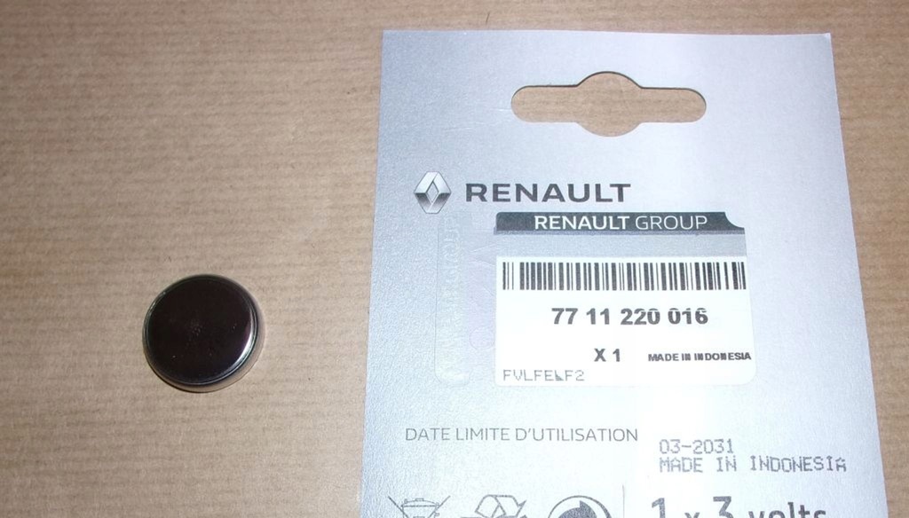 фото №2, Акумулятор cr2032 оригінальний номер renault