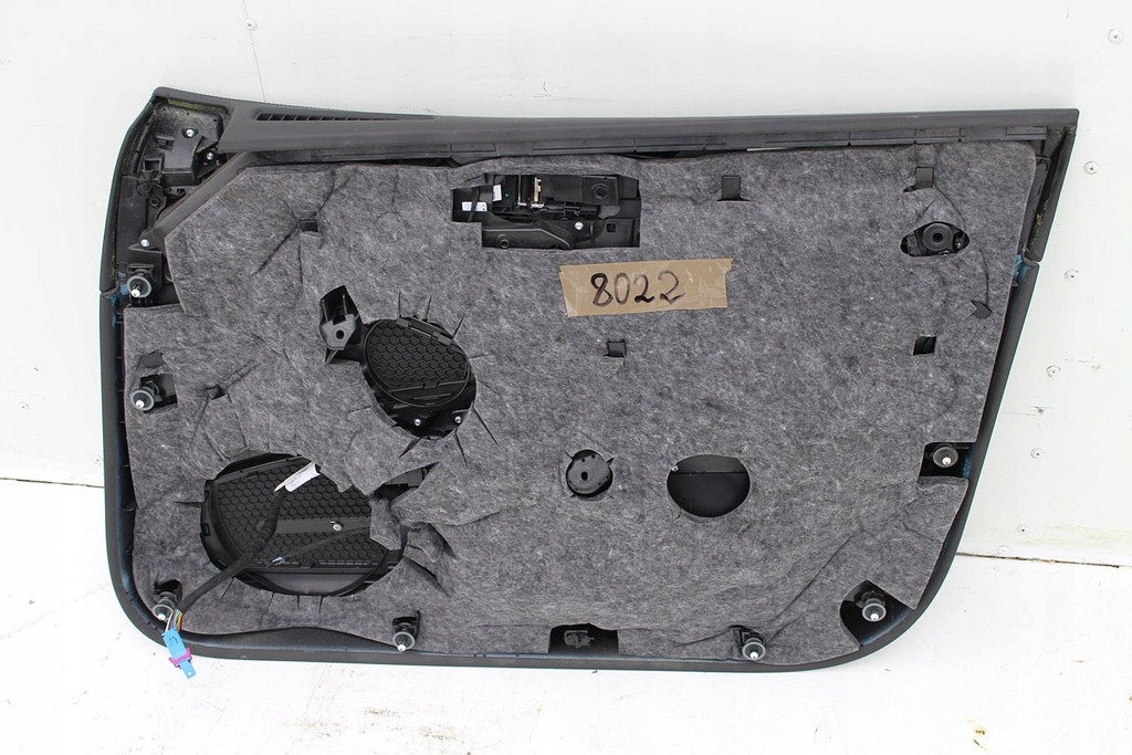 фото №6, Audi a8 long обшивка двері обшивки 4h d4 4h1867103 дверні оббивка чорні