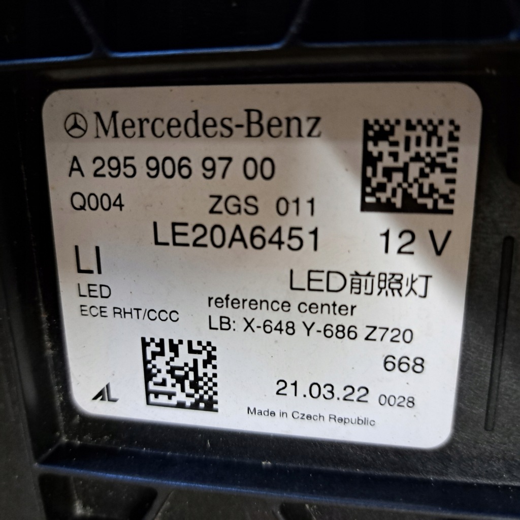 Mercedes eqe w295 led high performance rht Недорого