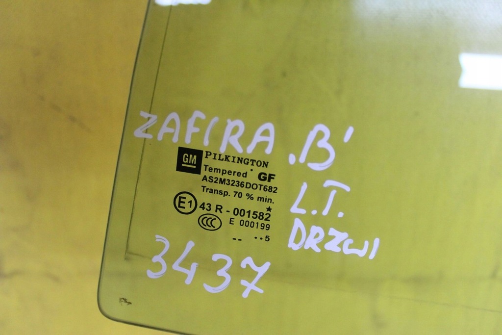 фото №4, Скло лівий задня задня zafira b